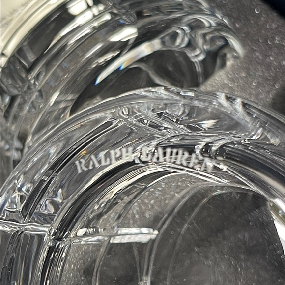 Ralph Lauren Hudson Crystal Decanter and Glass Set - Picture 6 of 8